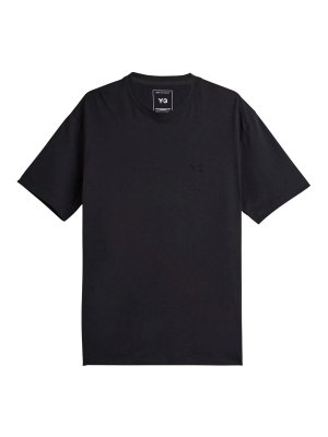 Y-3: t-shirt - T-shirt a maniche corte regolare