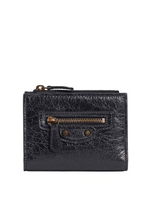 BALENCIAGA: wallets & purses - Le City Bifold Wallet In Arena Leather