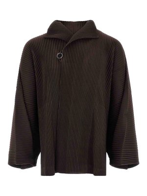 HOMME PLISSÉ ISSEY MIYAKE: カジュアルジャケット - カジュアルジャケット - ボルドー