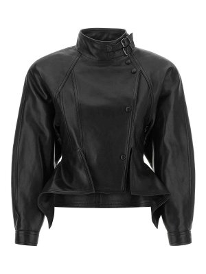 Balmain: leather jacket - Iconica Leather Jacket