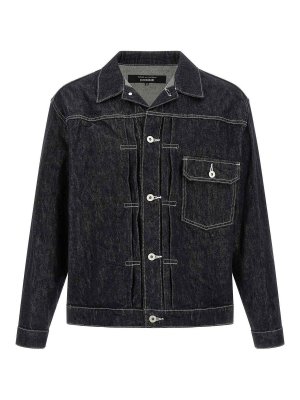 COMME DES GARÇONS HOMMES PLUS: casual jackets - Pleated Detail Jacket