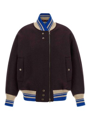 DRIES VAN NOTEN: Bomberjacken - Bomberjacke - Lila