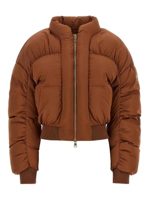 ELISABETTA FRANCHI: padded jackets - Down Jacket With Curled Sleeves