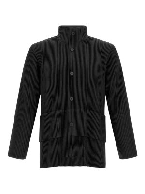 HOMME PLISSÉ ISSEY MIYAKE: カジュアルジャケット - カジュアルジャケット - グレー
