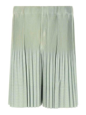 HOMME PLISSÉ ISSEY MIYAKE: Hosen Shorts - Shorts - Grün