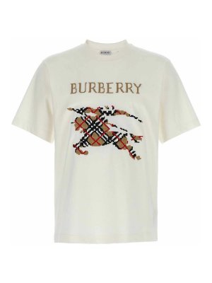 BURBERRY: t-shirt - Maglietta a punto croce