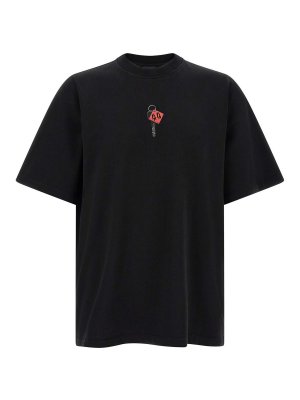 44 LABEL GROUP: t-shirts - T-Shirt With Padlock Print