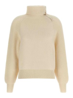 AGNONA: Turtlenecks & Polo necks - High Neck Sweater With Zip