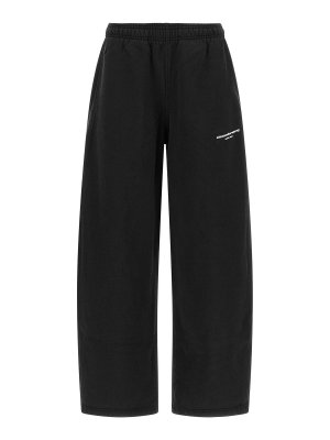 ALEXANDER WANG: カジュアルトラウザー - カジュアルパンツ - 黒