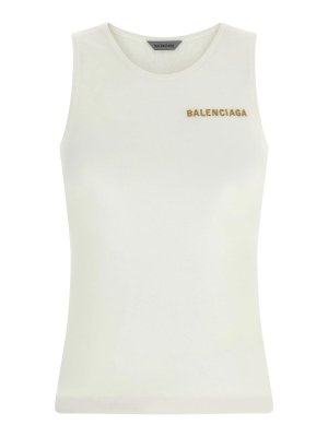 BALENCIAGA: トップス＆タンクトップ - トップ/タンクトップ - 白