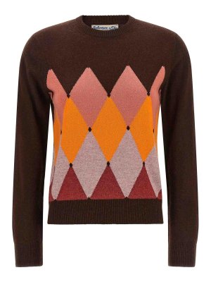 BALLANTYNE: クルーネック - クルーネック - ブラウン