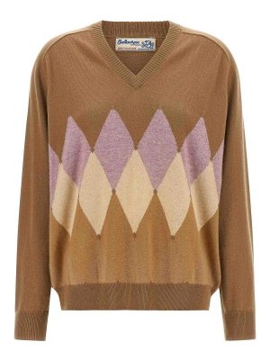 BALLANTYNE: Pull col rond - Pull Col Rond - Beige