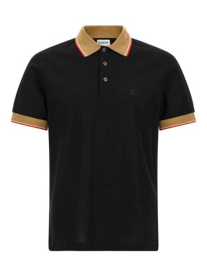BURBERRY: Polos  - Polo - Noir