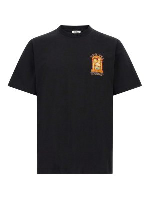 CASABLANCA: T-shirts - T-Shirt - Noir
