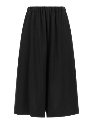 COMME DES GARCONS: casual trousers - Wool Culotte Pants