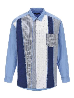 COMME DES GARÇONS HOMMES PLUS: shirts - Patchwork Shirt