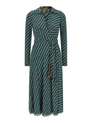 Diane von Furstenberg: ニーレングスドレス - 膝丈ドレス - マルチカラー