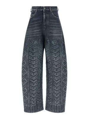 DIESEL: Jeans Rectos - Vaqueros Rectos - Azul