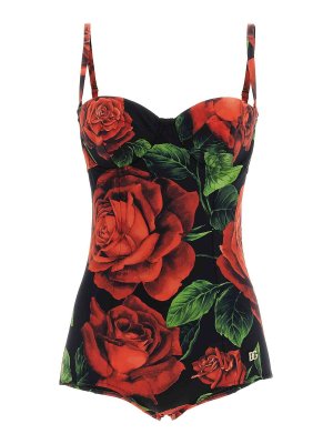 DOLCE & GABBANA: Badeanzüge - Badeanzug - Bunt