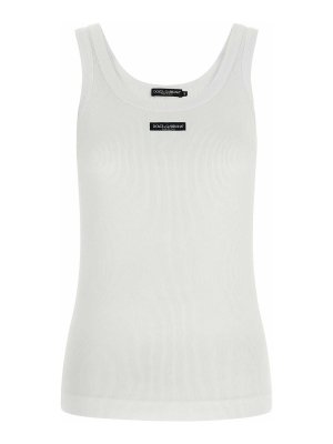 DOLCE & GABBANA: Tops und Tank Tops - Top - Weiß