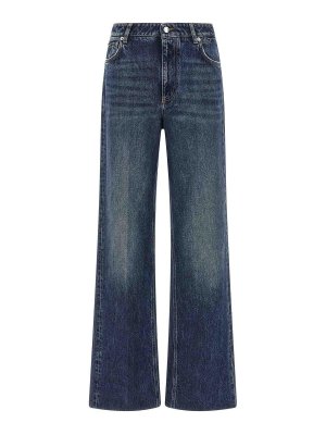 DOLCE & GABBANA: Jeans à jambe droite - Jean Droit - Bleu