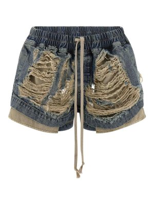 DRKSHDW: Shorts - Short - Bleu