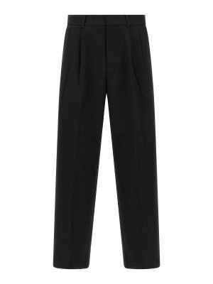 DUNST: Pantalons casual - Pantalons Décontractés - Noir