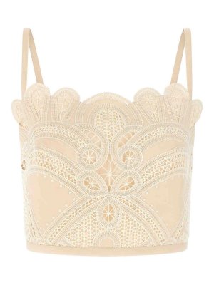 ELIE SAAB: Tops und Tank Tops - Top - Weiß