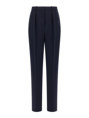ELISABETTA FRANCHI: casual trousers - Crepe De Chine Pants