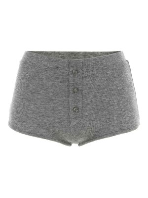 ENTIRE STUDIOS: pantaloni shorts - Pantaloncini con bottoni sul sedere