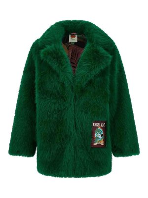 FARM RIO: Pelz und Shearling - Pelz - Grün