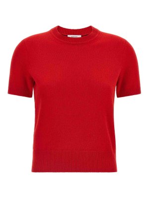 SALVATORE FERRAGAMO: Pull col rond - Pull Col Rond - Rouge