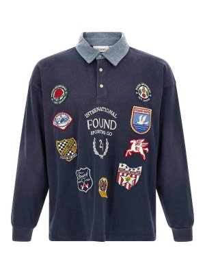 FOUND: polo shirts - Crestfield Polo Shirt With Patch