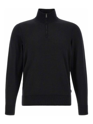 Hugo Boss: Pull col rond - Pull Col Rond - Noir