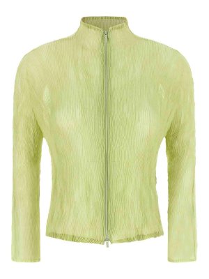 ISSEY MIYAKE: Cárdigans - Cárdigan - Verde