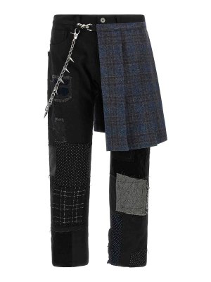 JUNYA WATANABE: Jeans à jambe droite - Jean Droit - Noir