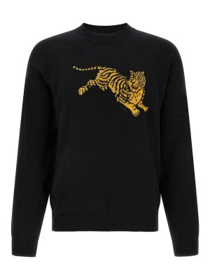 KENZO: Pull col rond - Pull Col Rond - Noir