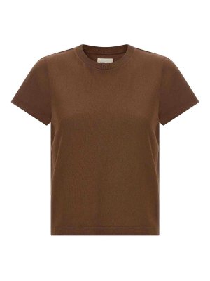 KHAITE: Camisetas - Camiseta - Marrón