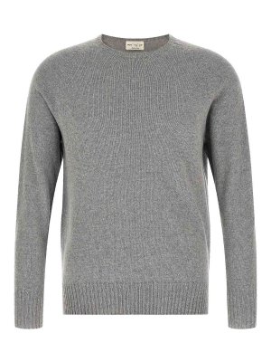 MA'RY'YA: crew necks - Giroccolo Sweater With Slits