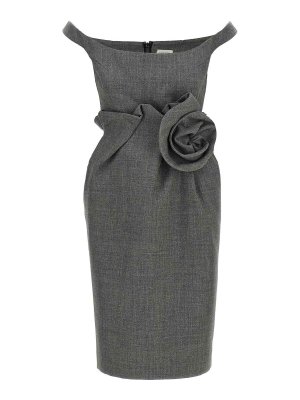 MAGDA BUTRYM: knee length dresses - 3D Flower Dress