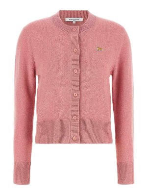 MAISON KITSUNÉ: Cárdigans - Cárdigan - Rosado