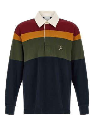 ISABEL MARANT: polo shirts - Color Block  Polo Shirt