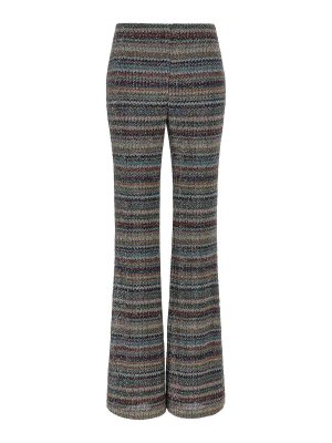 MISSONI: casual trousers - Weaved Greek Pattern Pants