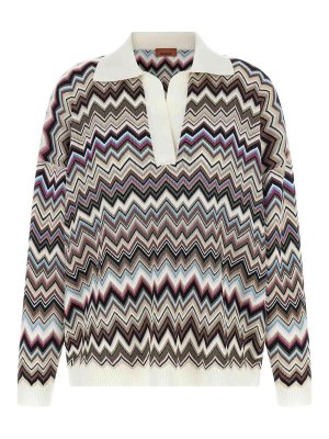 MISSONI: polo shirts - Zigzag Polo Shirt