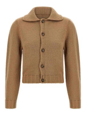 MM6 MAISON MARGIELA: Cardigans - Cardigan - Beige