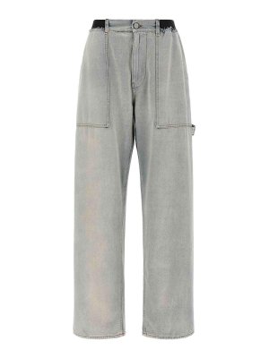 MM6 MAISON MARGIELA: straight leg jeans - Jeans