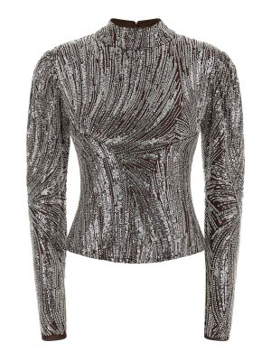 RABANNE: Top e canotte - Top con paillettes