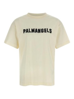Palm Angels: t-shirts - Logo Print T-Shirt