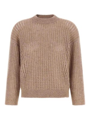 PESERICO: Pull col rond - Pull Col Rond - Beige