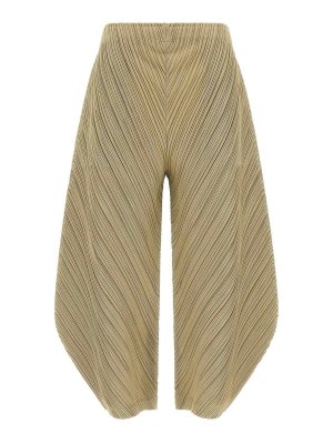 PLEATS PLEASE ISSEY MIYAKE: Pantalons élégants - Pantalon Couturier - Beige